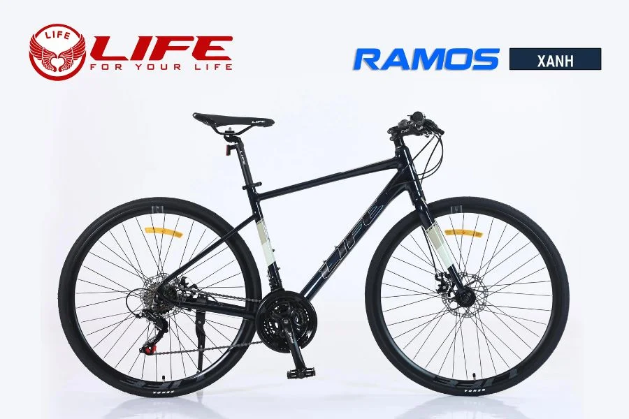 Xe đạp Life Ramos Màu đen Xanh