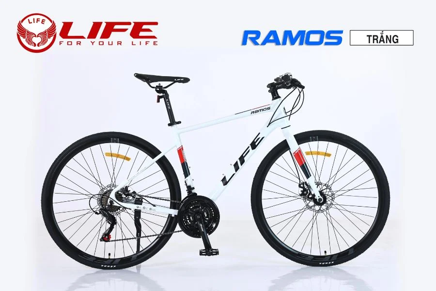 Xe đạp Life Ramos Màu Trắng