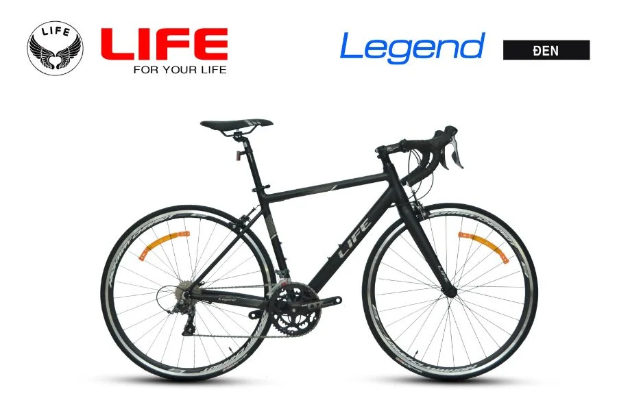 xe đạp đua life legend màu đen