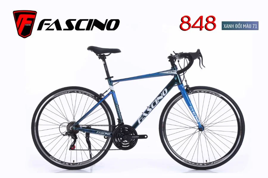 Xe đạp đua Fascino 848 Màu Xanh đổi Màu 71