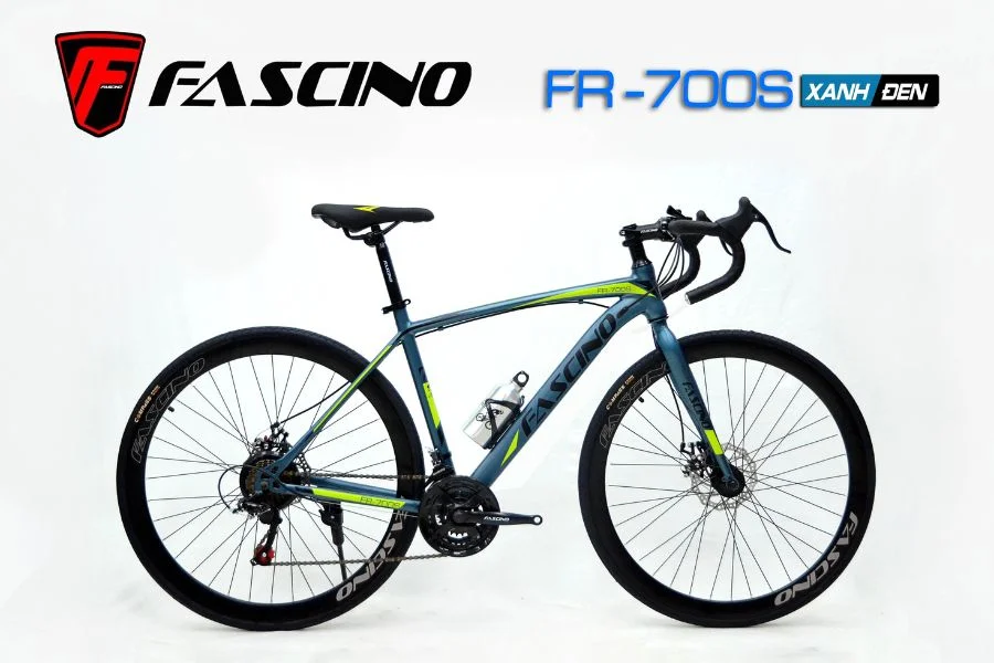 Xe đạp đua Fascino Fr-700s Màu Xanh đen