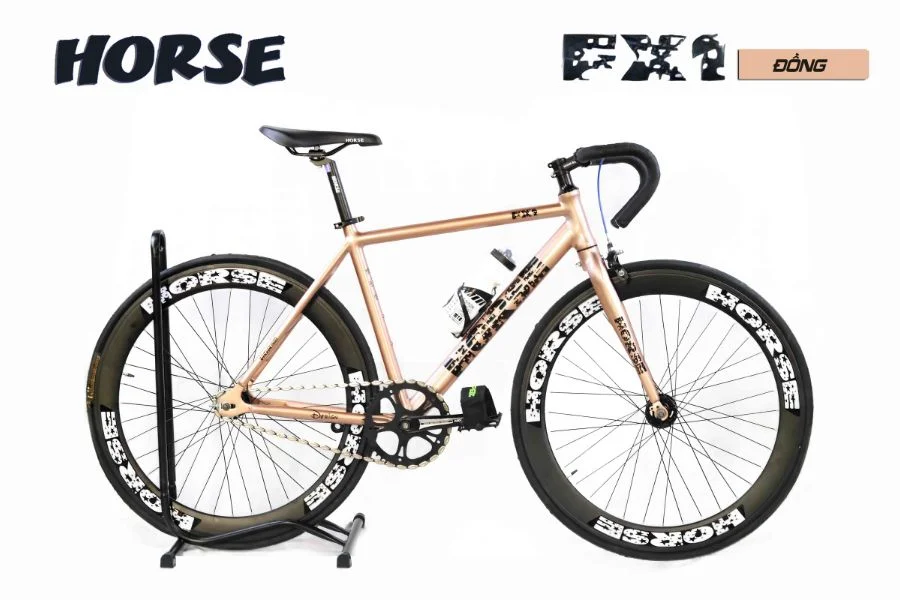 Xe đạp Fixed Gear Horse Fx1 Màu đồng