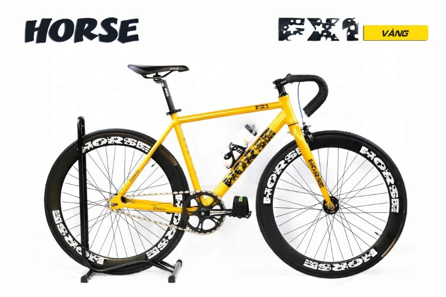 Xe đạp Fixed Gear Horse Fx1 Màu Vàng