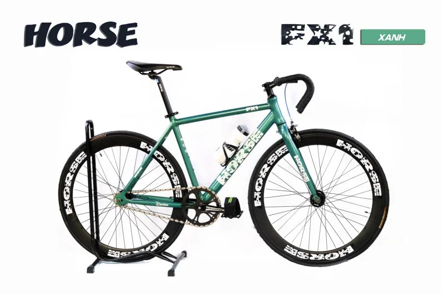 Xe đạp Fixed Gear Horse Fx1 Màu Xanh