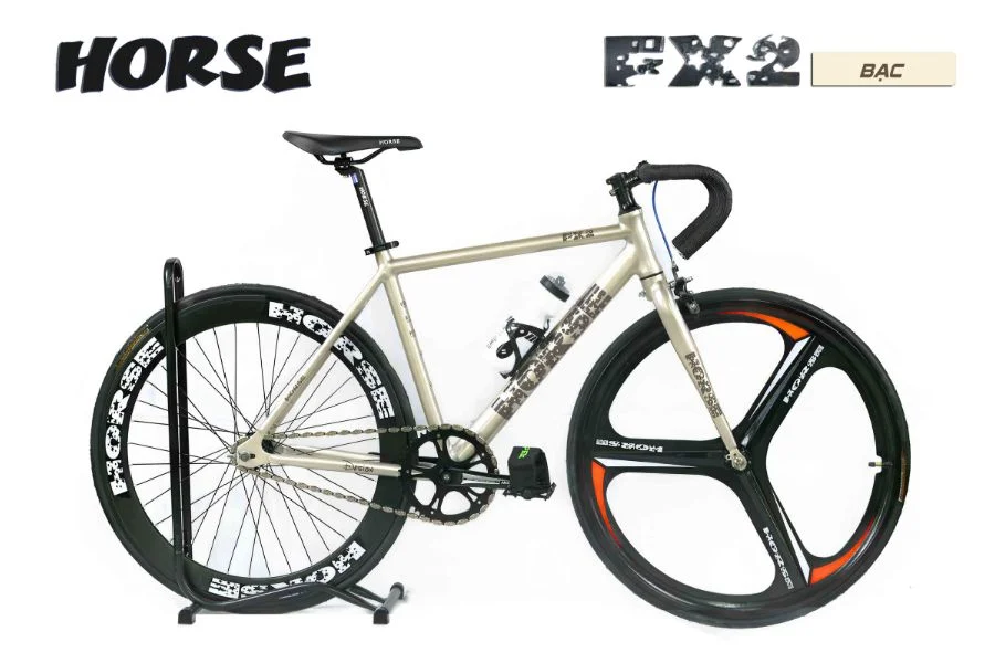 Xe đạp Fixed Gear Horse Fx2 Màu Bạc