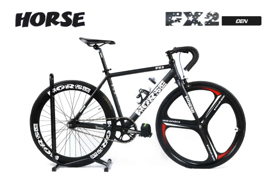 Xe đạp Fixed Gear Horse Fx2 Màu đen