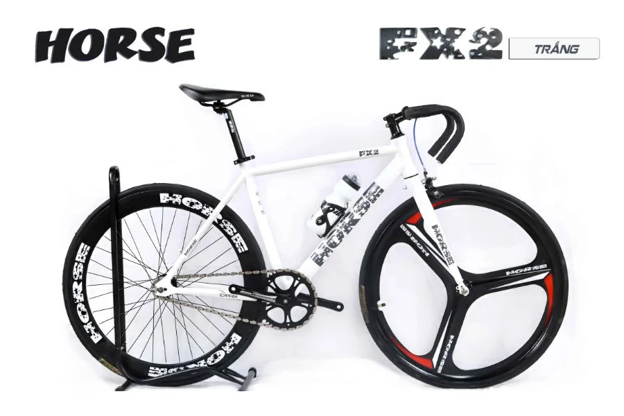 Xe đạp Fixed Gear Horse Fx2 Màu Trắng