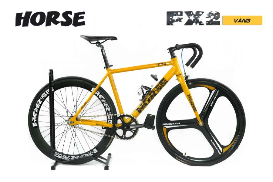 Xe đạp Fixed Gear Horse Fx2 Màu Vàng