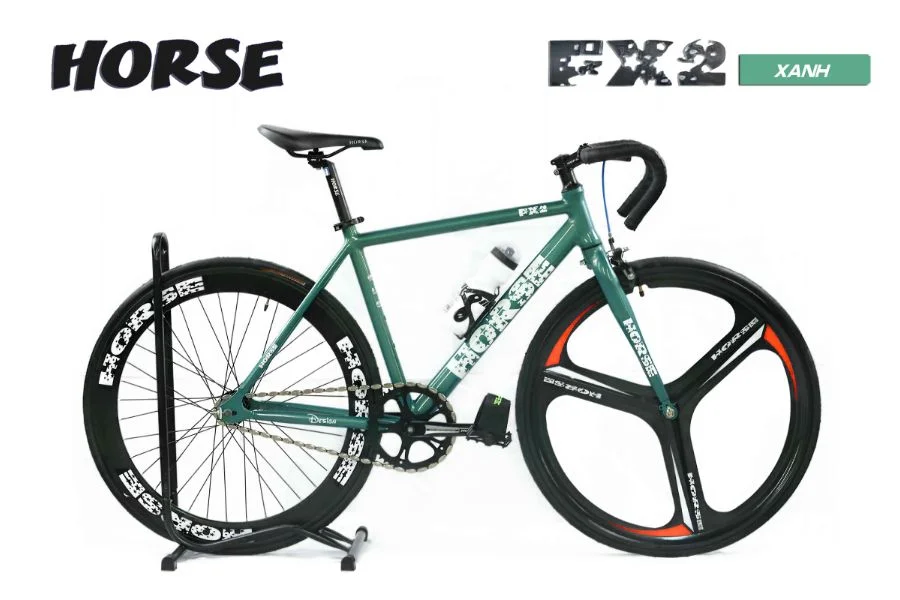 Xe đạp Fixed Gear Horse Fx2 Màu Xanh