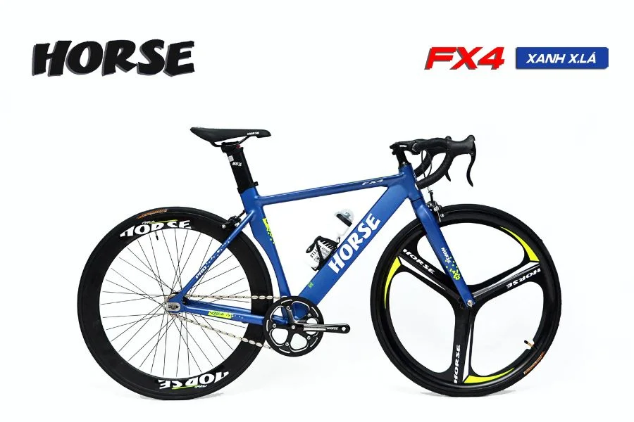 Xe đạp Fixed Gear Horse Fx4 Màu Xanh