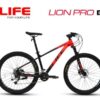Xe đạp địa hình Life Lion Pro chính hãng giảm giá 399K 61 Xe đạp Lion Pro Màu đen đỏ