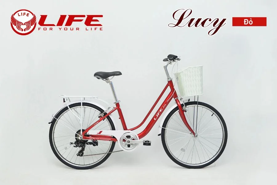 Xe đạp Mini Life Lucy Màu đỏ