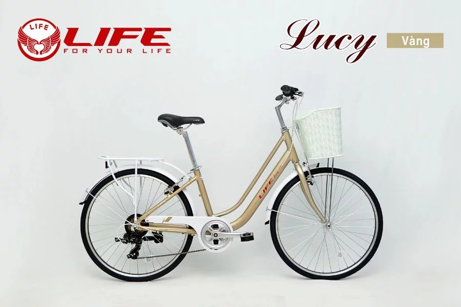 Xe đạp Mini Life Lucy Màu Vàng