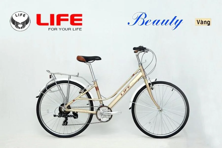 Xe đạp Mini Life Beauty Màu Vàng