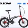 Xe đạp Gấp Fascino Fd25 Màu đỏ đen