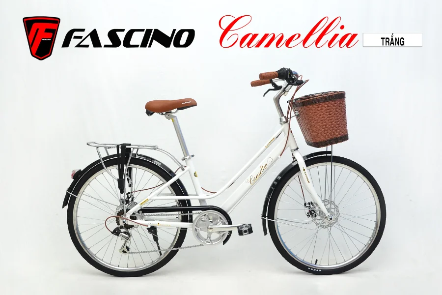 Xe đạp Mini Fascino Camellia Màu Trắng