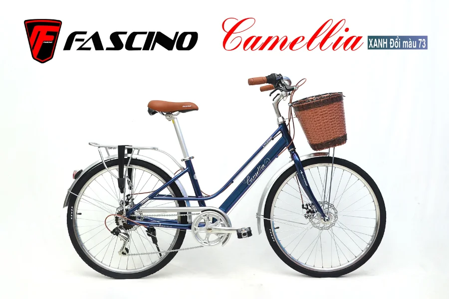 Xe đạp Mini Fascino Camellia Màu Xanh đổi Màu 73