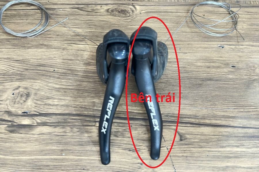Bộ tay đề lắc Sensah Reflex 2x8 tốc độ tháo xe (mới 99,99%) 24 Bộ Tay đề Lắc 2x8 Tốc độ Sensah Reflex Tháo Xe - Bên Trái